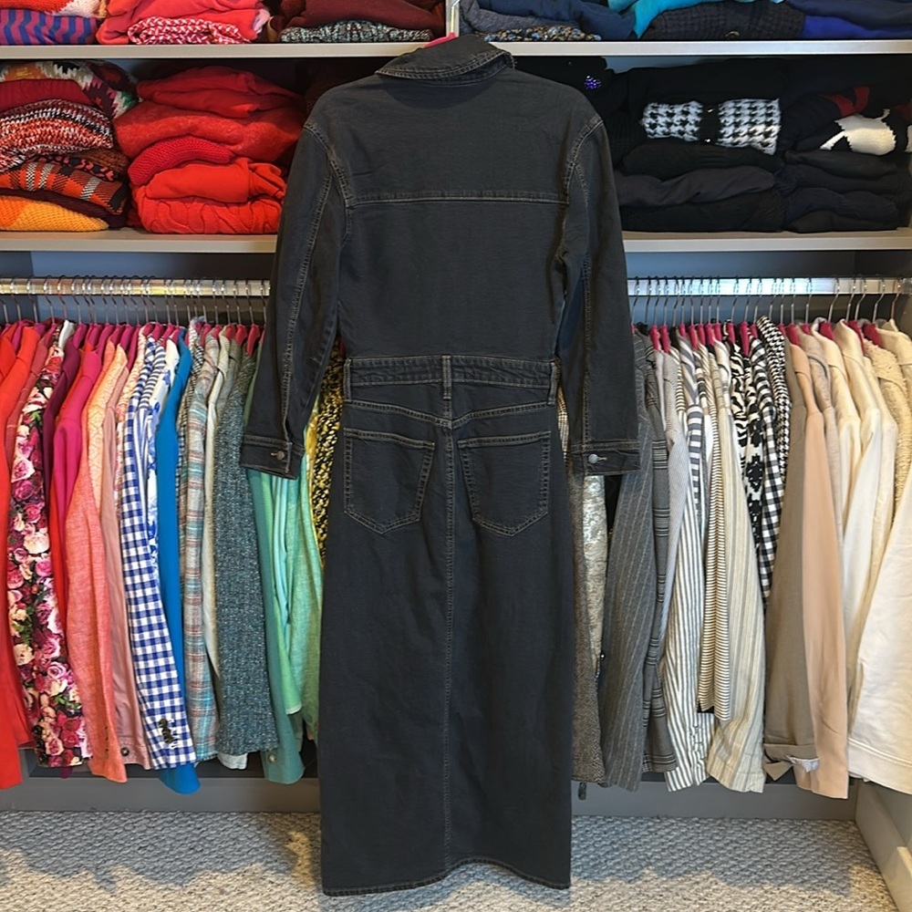 Universal Thread Blue Long Sleeve Button Front 6 … - image 3